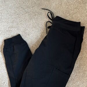 Black Joggers scrubs  Women - XS- petite